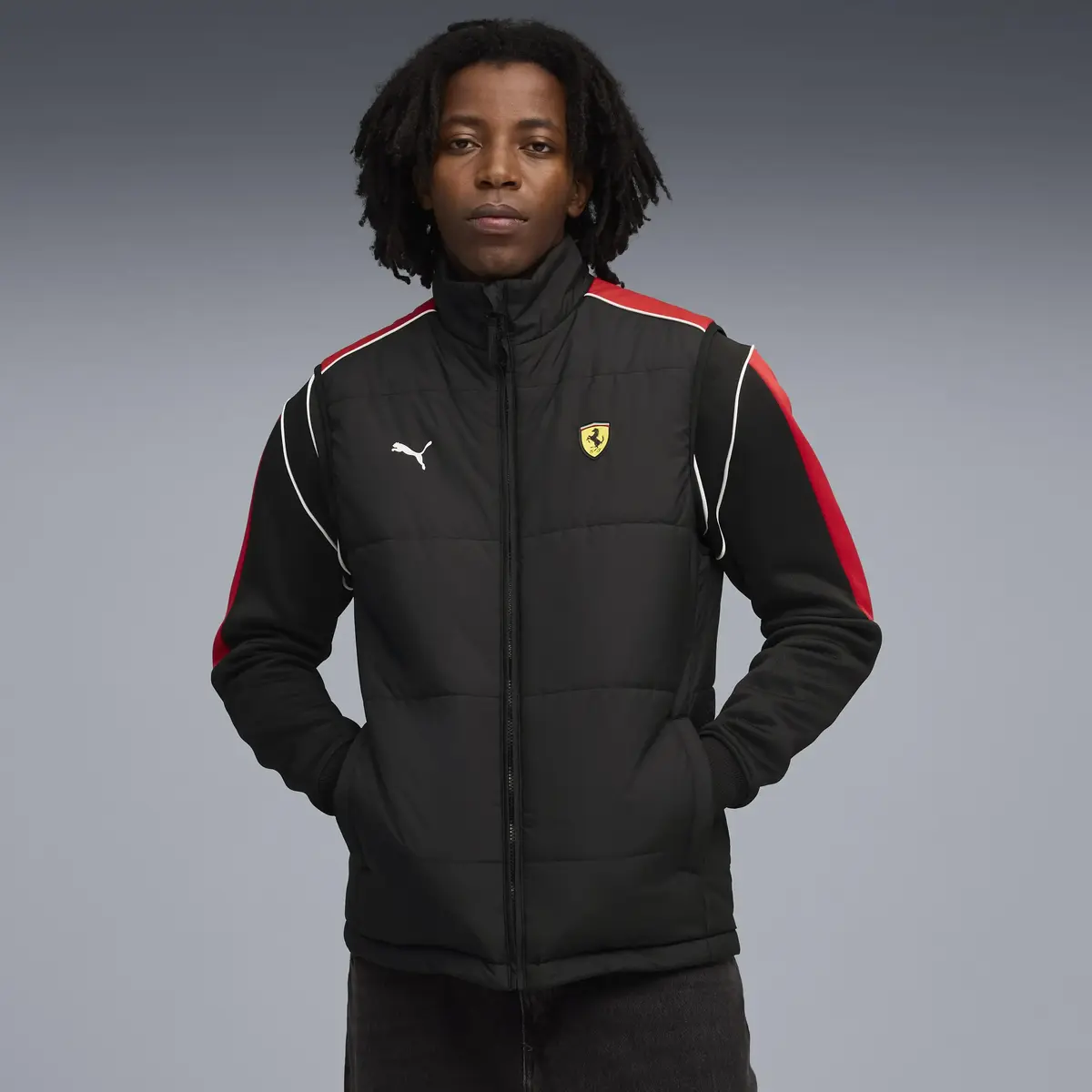 Puma Ferrari MT7 Padded Vest Siyah Erkek Yelek