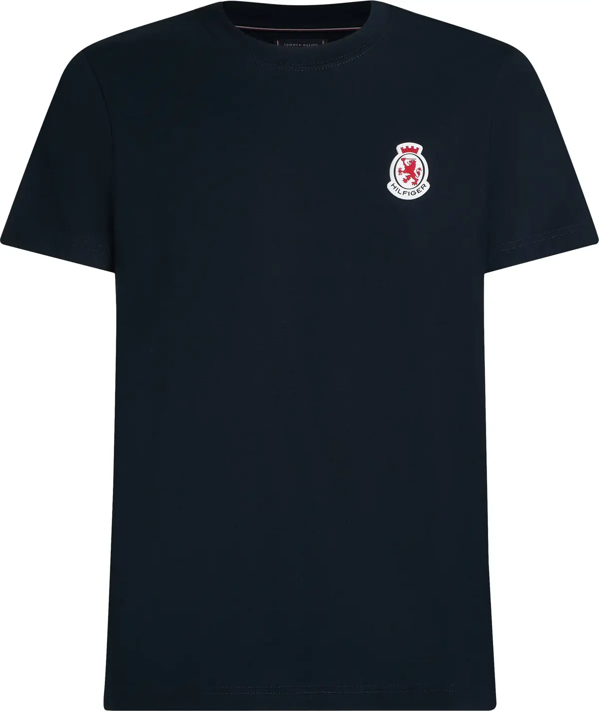 Tommy Hilfiger RWB CREST TEE, DW5 Siyah Erkek T-Shirt & Polo