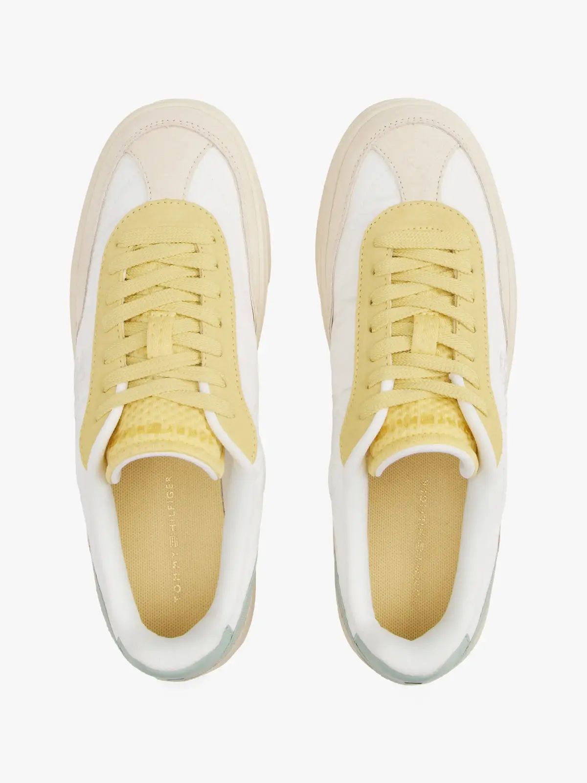 Tommy Hilfiger TH HERITAGE SNEAKER, ACJ Krem Kadın Spor Ayakkabı & Sneaker