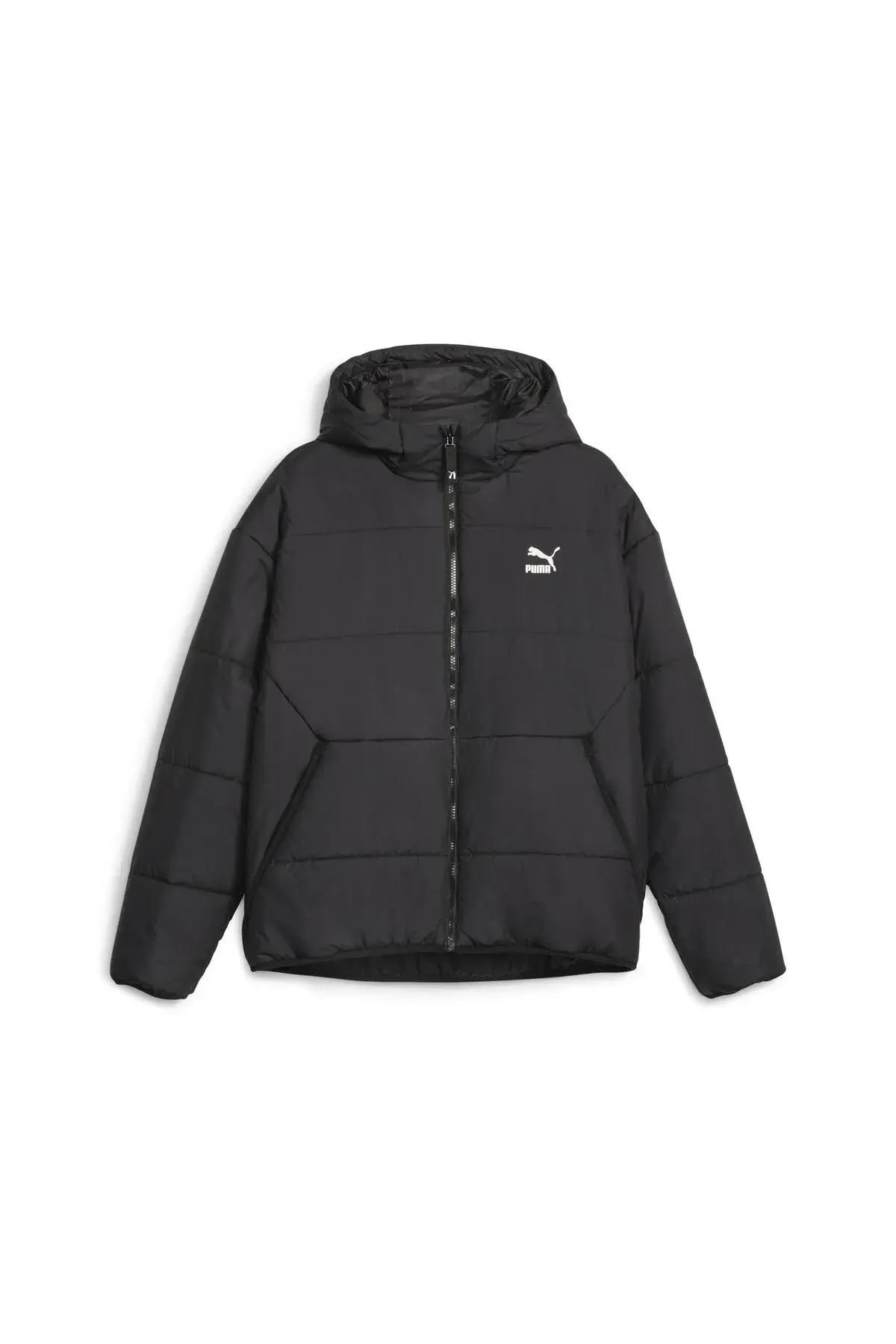 Puma Classics Padded Jacket Siyah Erkek Kapüşonlu Mont