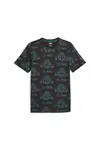 Puma MAPF1 AOP Logo Tee Siyah Erkek T-Shirt