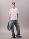 Calvin Klein SS 20s CALVIN KLEIN Beyaz Erkek Tişört