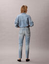 Calvin Klein NEW MOM JEAN SOFT RI, 1XS, SH, 25 Mavi Kadın Kot Pantolon