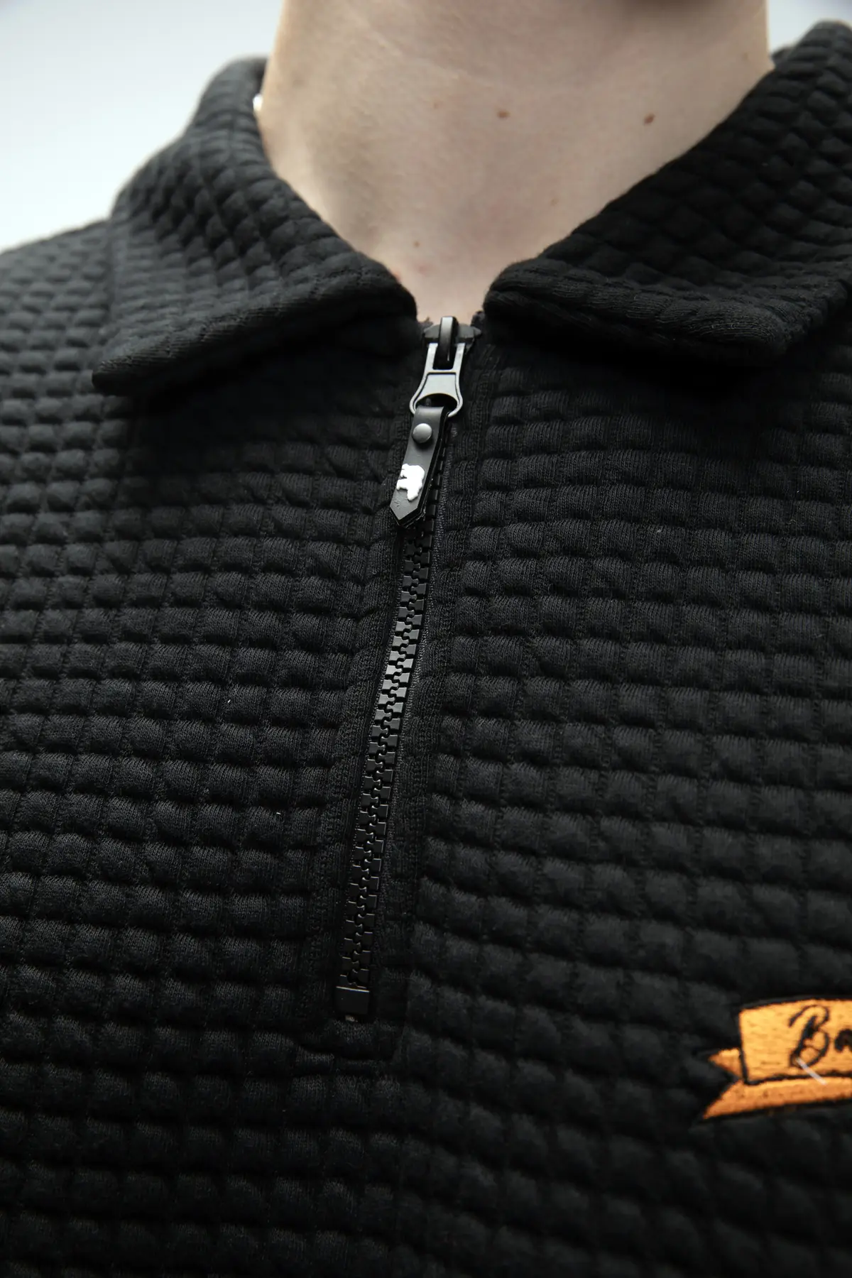 BAD BEAR DIEZ HALF ZIP Erkek Siyah Fermuarlı Sweatshirt