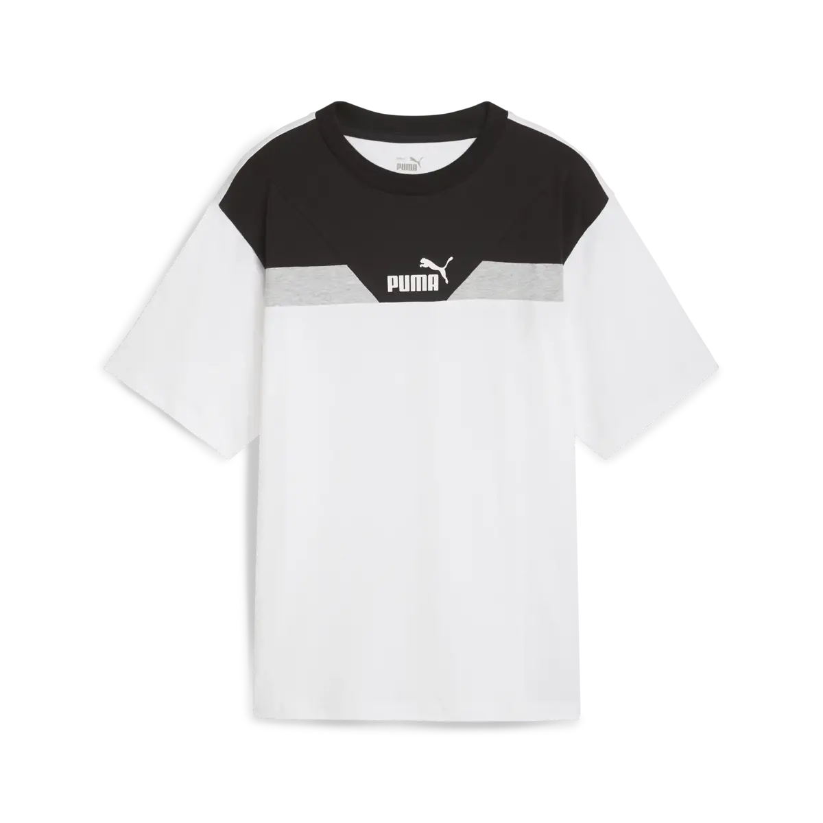PUMA POWER Relaxed Tee Erkek Beyaz T-Shirt