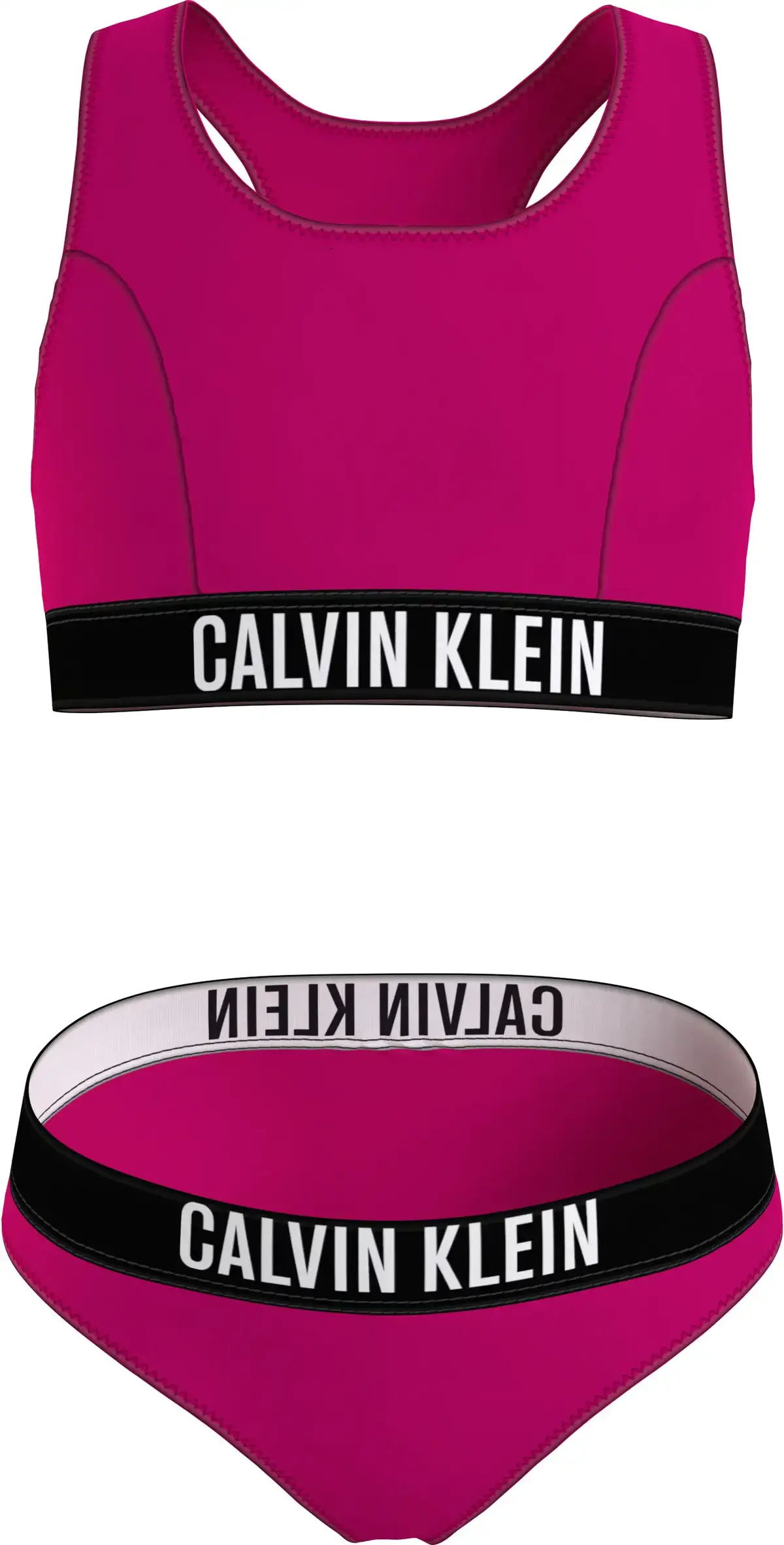 Calvin Klein BRALETTE BIKINI SET Kadın Pembe Bikini Takımı