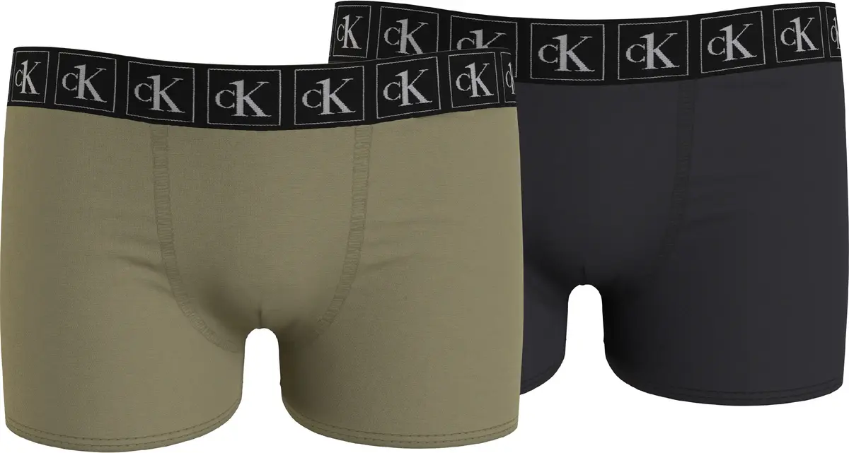 Calvin Klein 2PK TRUNK Erkek Siyah Boxer Set