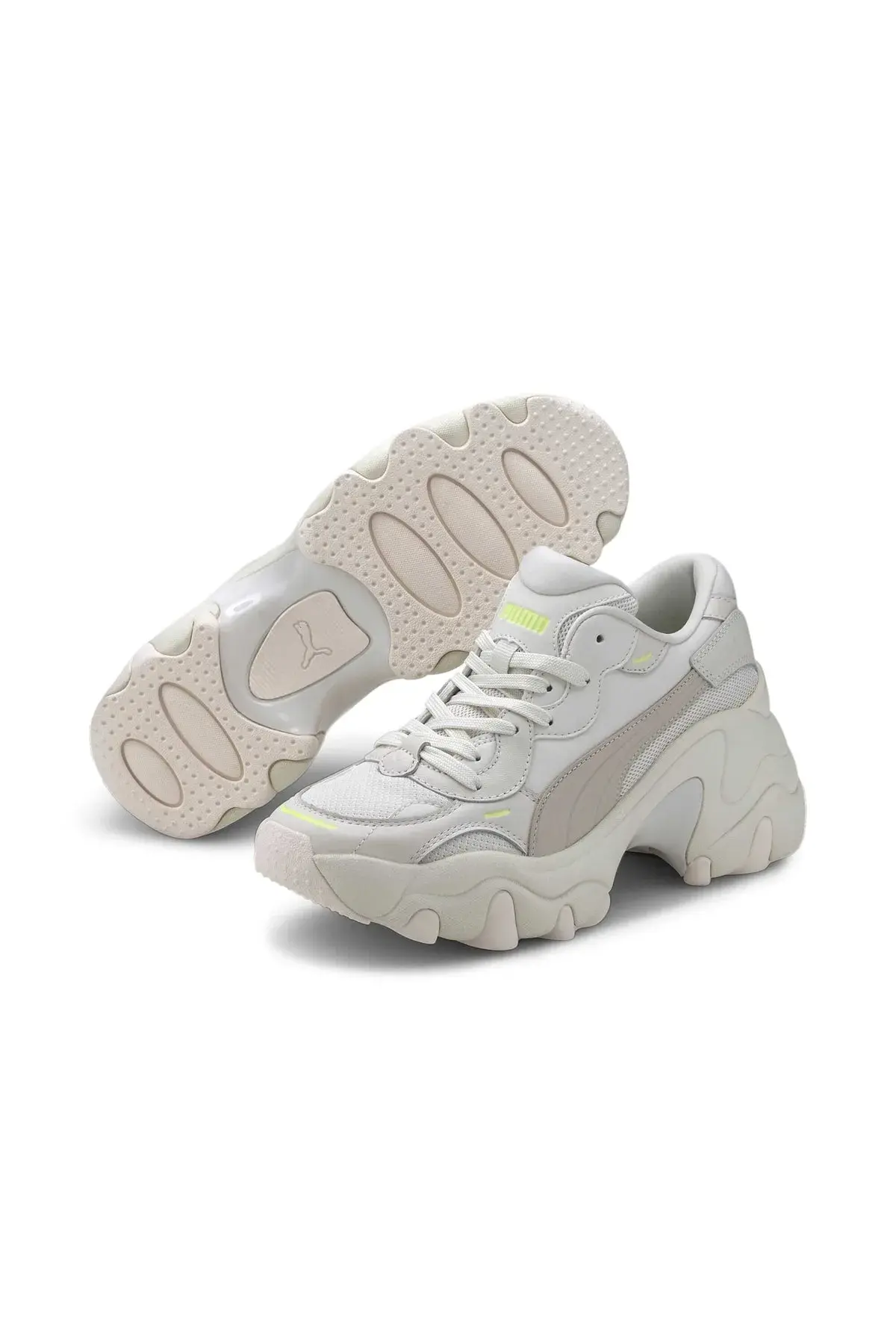 Puma Pulsar Wedge Tonal WnS Gri Kadın Günlük Spor Ayakkabı