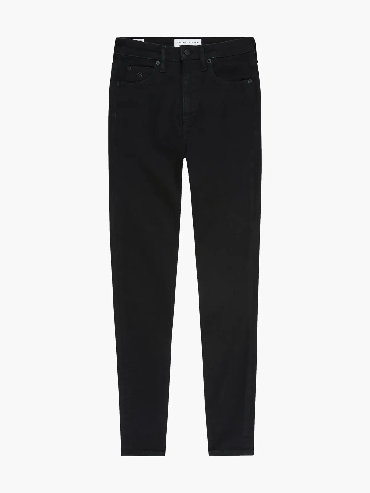 Calvin Klein HIGH RISE SUPER SKIN Kadın Antrasit Kot Pantolon