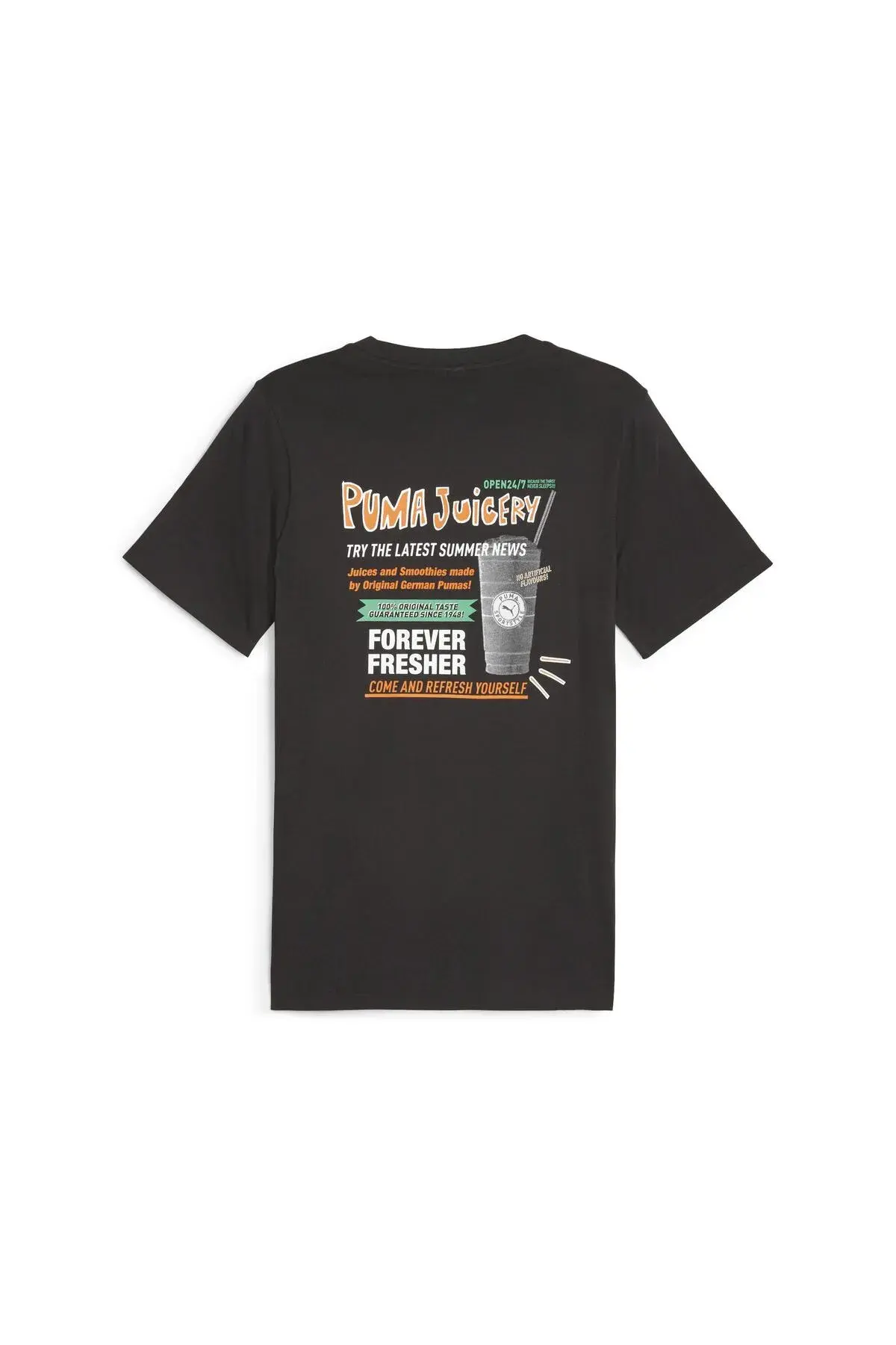 Puma GRAPHICS PUMA JUICERY Tee Siyah Erkek T-Shirt