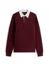 Tommy Hilfiger PEACHED CREST SOLID, XIH Bordo Erkek Polo
