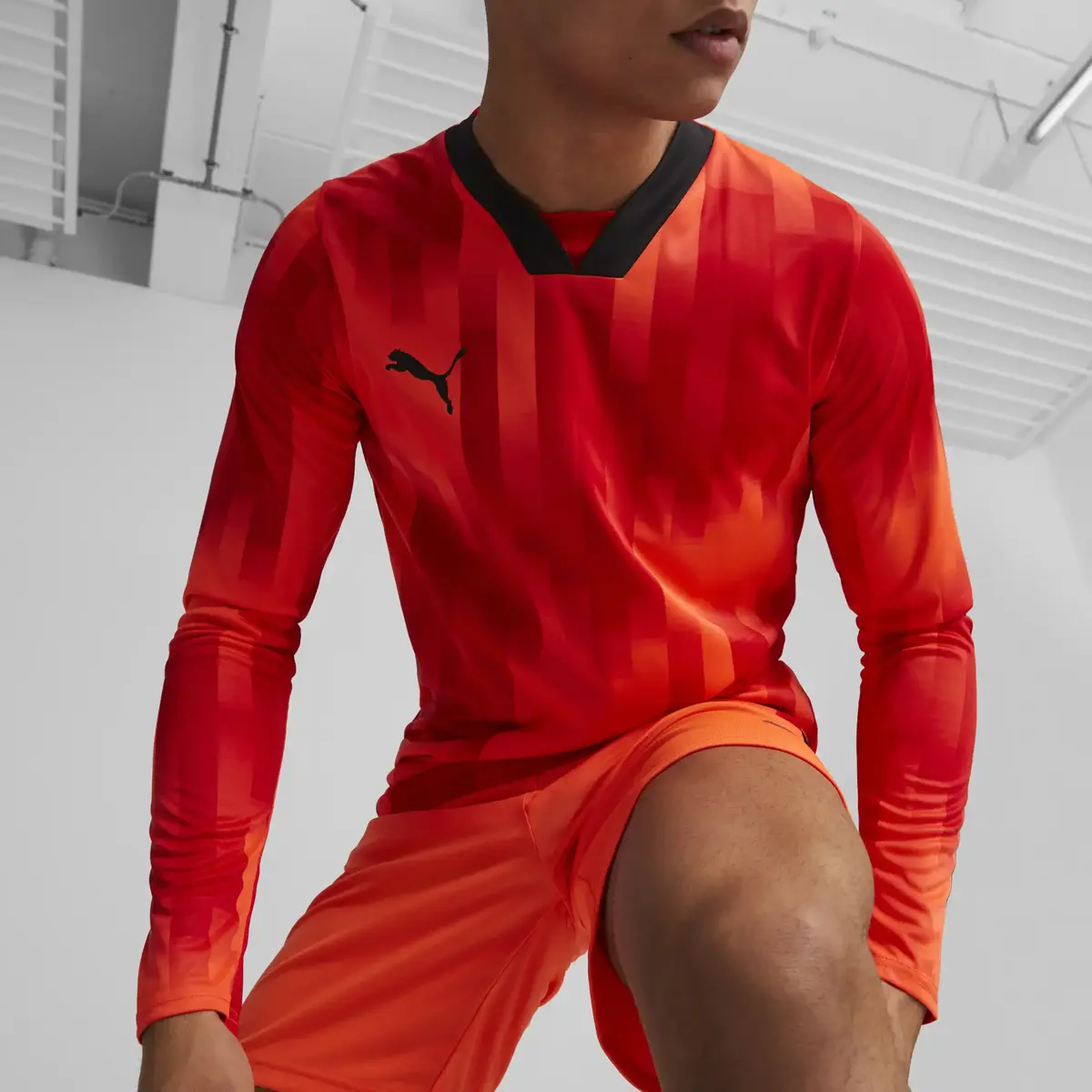 Puma teamTarget GK LS Jersey Kırmızı Kaleci Uzun Kollu Forma