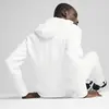 PUMA EVOSTRIPE Full-Zip Hoodie Beyaz Erkek Fermuarlı Ceket