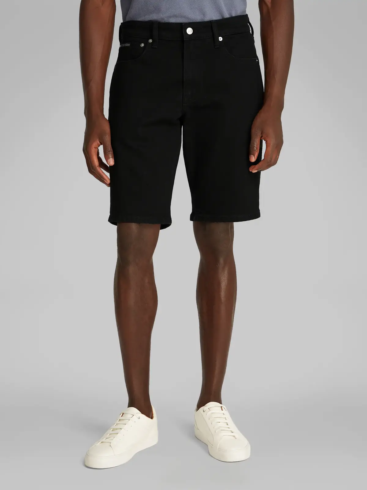 Calvin Klein REGULAR SHORT Siyah Erkek Kot Bermuda Şort