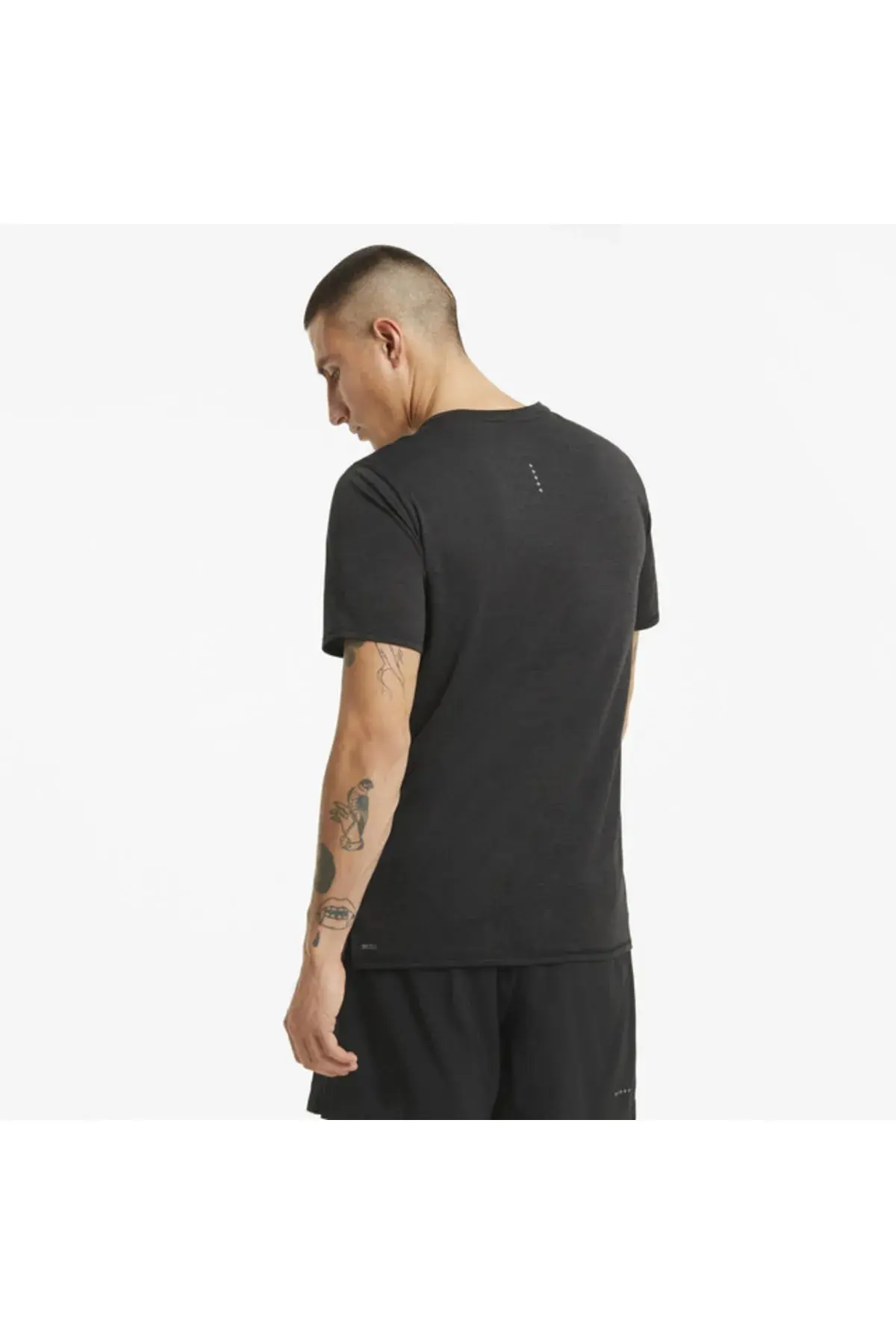 Puma Run Favorıte Heather Ss Tee M Siyah Erkek Koşu Ve Performans T-Shirt