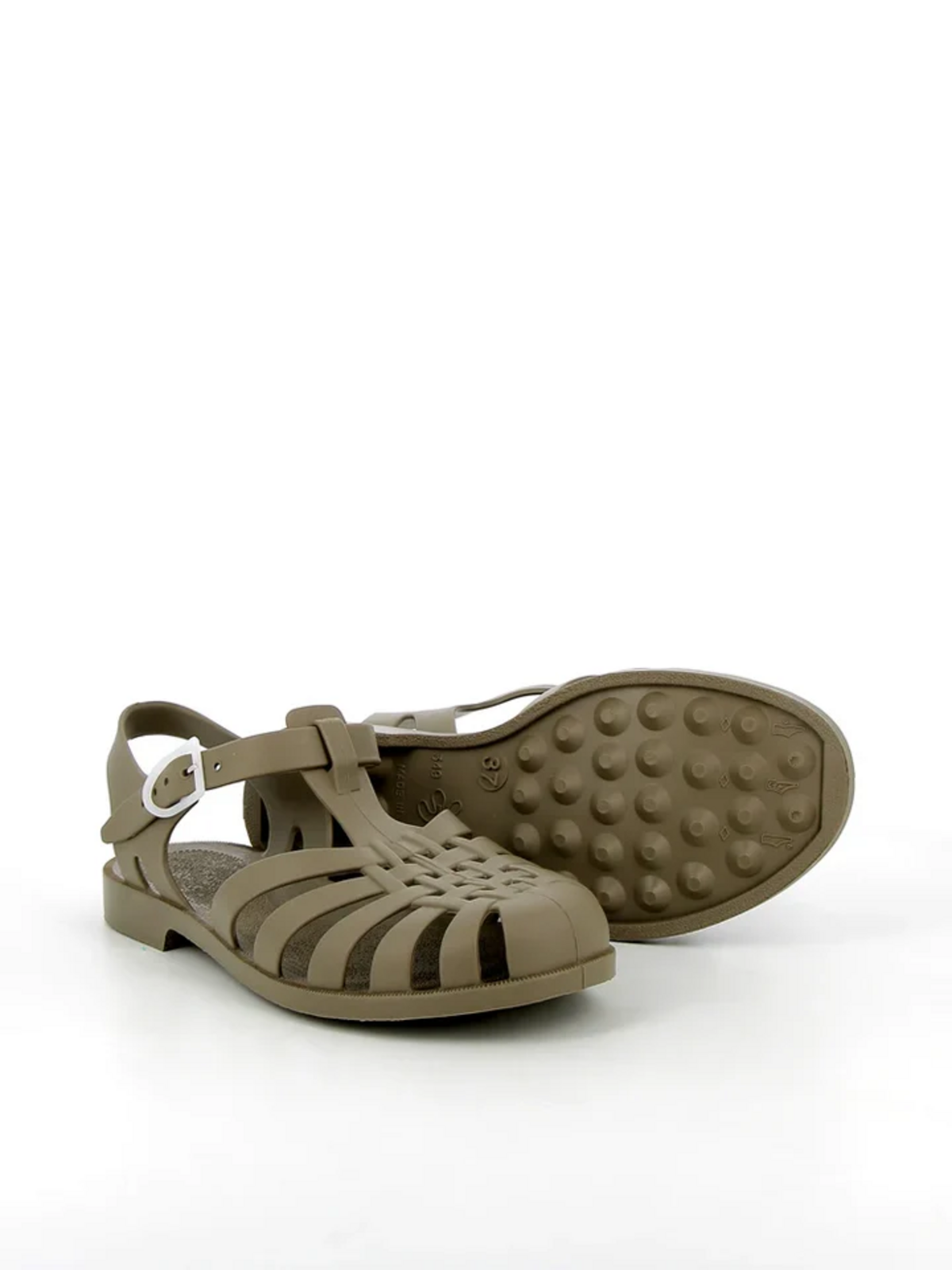 Meduse Sunmif Mat Khaki Clair - Mat Haki Kadın Sandalet
