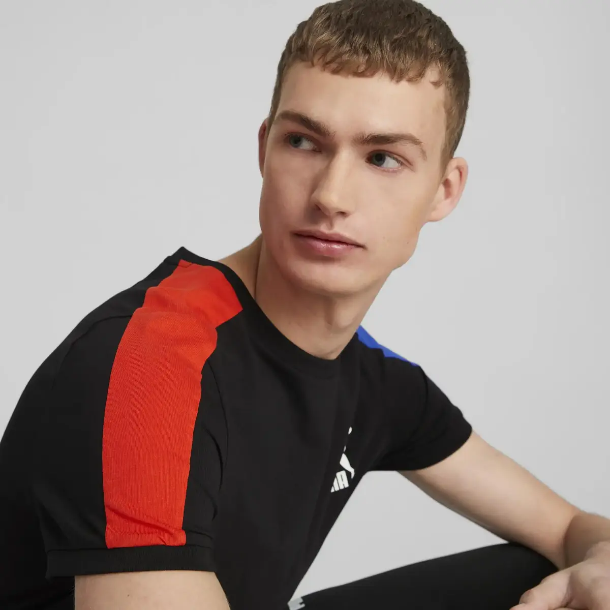 Puma T7 ICONIC Tee Siyah Erkek T-Shirt