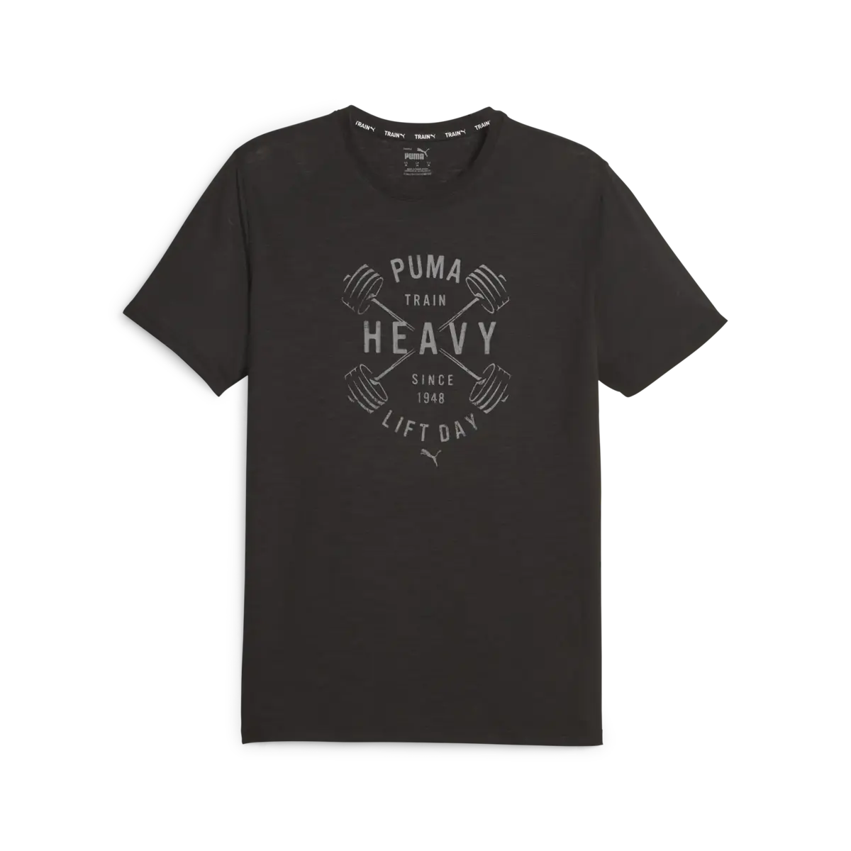 Puma MEN S GRAPHIC TEE EMBLEM Siyah Erkek T-shirt