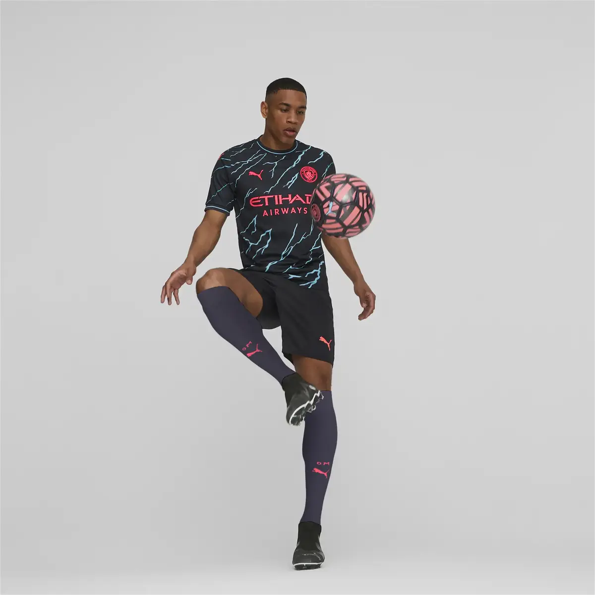 Puma MCFC 3rd Jersey Replica Lacivert Erkek Forma