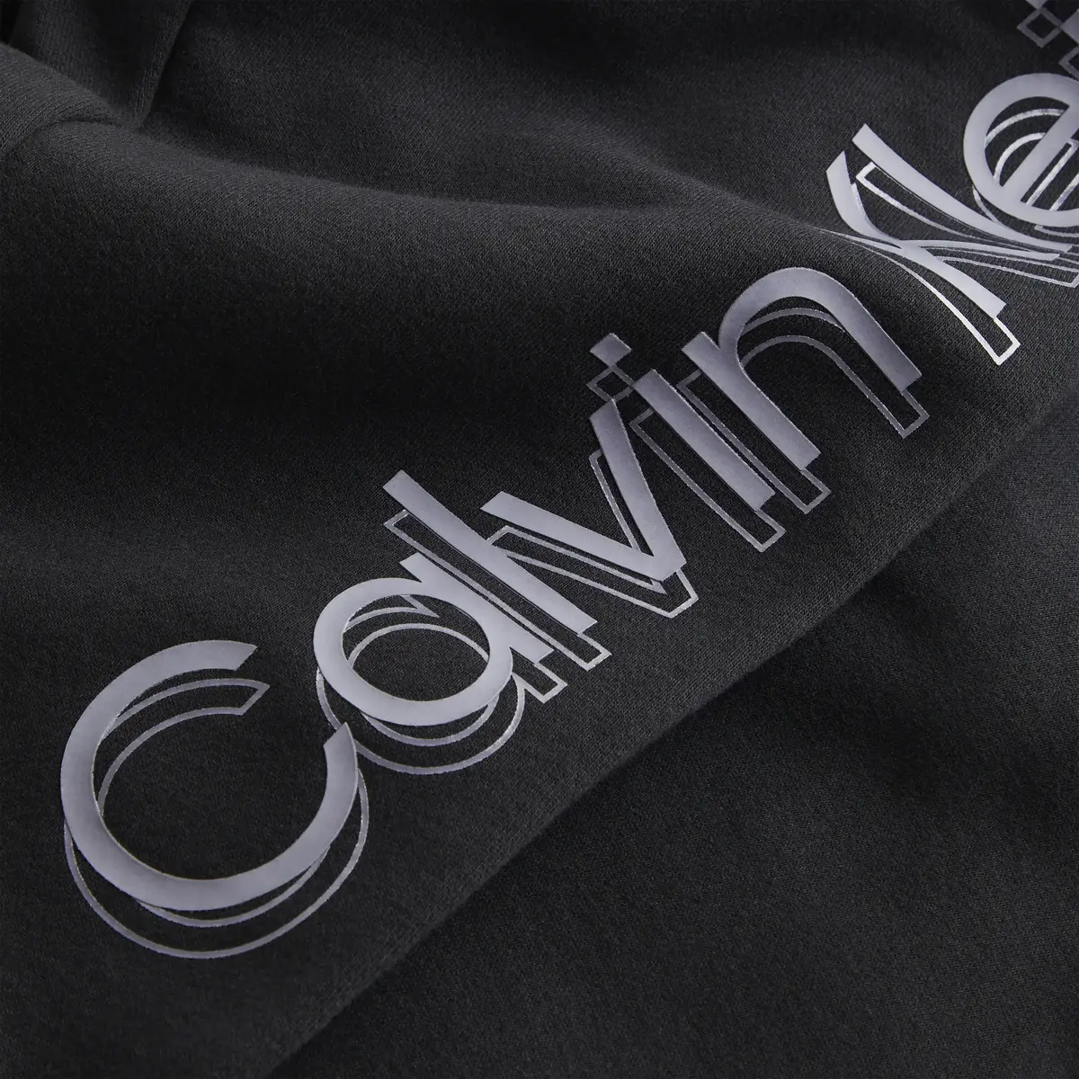 Calvin Klein VERTICAL BOLD INSTIT Erkek Siyah Eşofman Altı