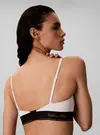 Calvin Klein LIGHTLY LINED BRALET Beyaz Sporcu Sütyeni Bralet