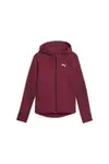 Puma EVOSTRIPE Full-Zip Hoodie Kırmızı Kadın Fermuarlı Hoodie