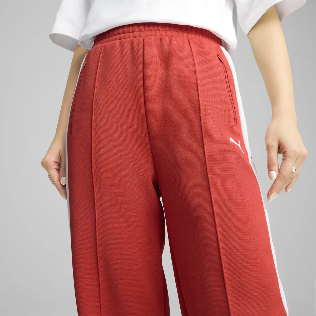 PUMA T7 ALWAYS ON Straight Pants Kırmızı Kadın Eşofman Altı