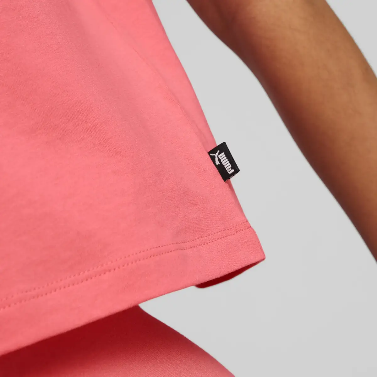 Puma Ess Cropped Logo Tee Loveable Pembe Kadın T-shirt