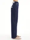 Calvin Klein HIGH RISE RELAXED Kadın Siyah Kot Pantolon