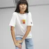 Puma CLASSICS Graphic Tee Beyaz Unisex T-Shirt