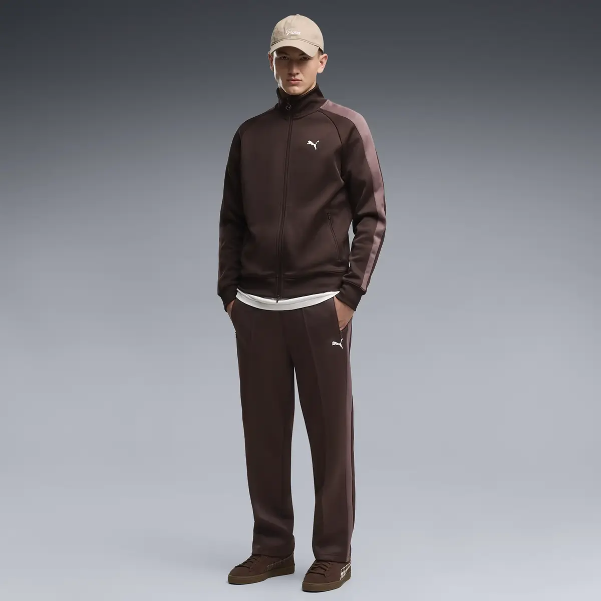 Puma T7 ALWAYS ON Track Pants Kahverengi Erkek Eşofman Altı