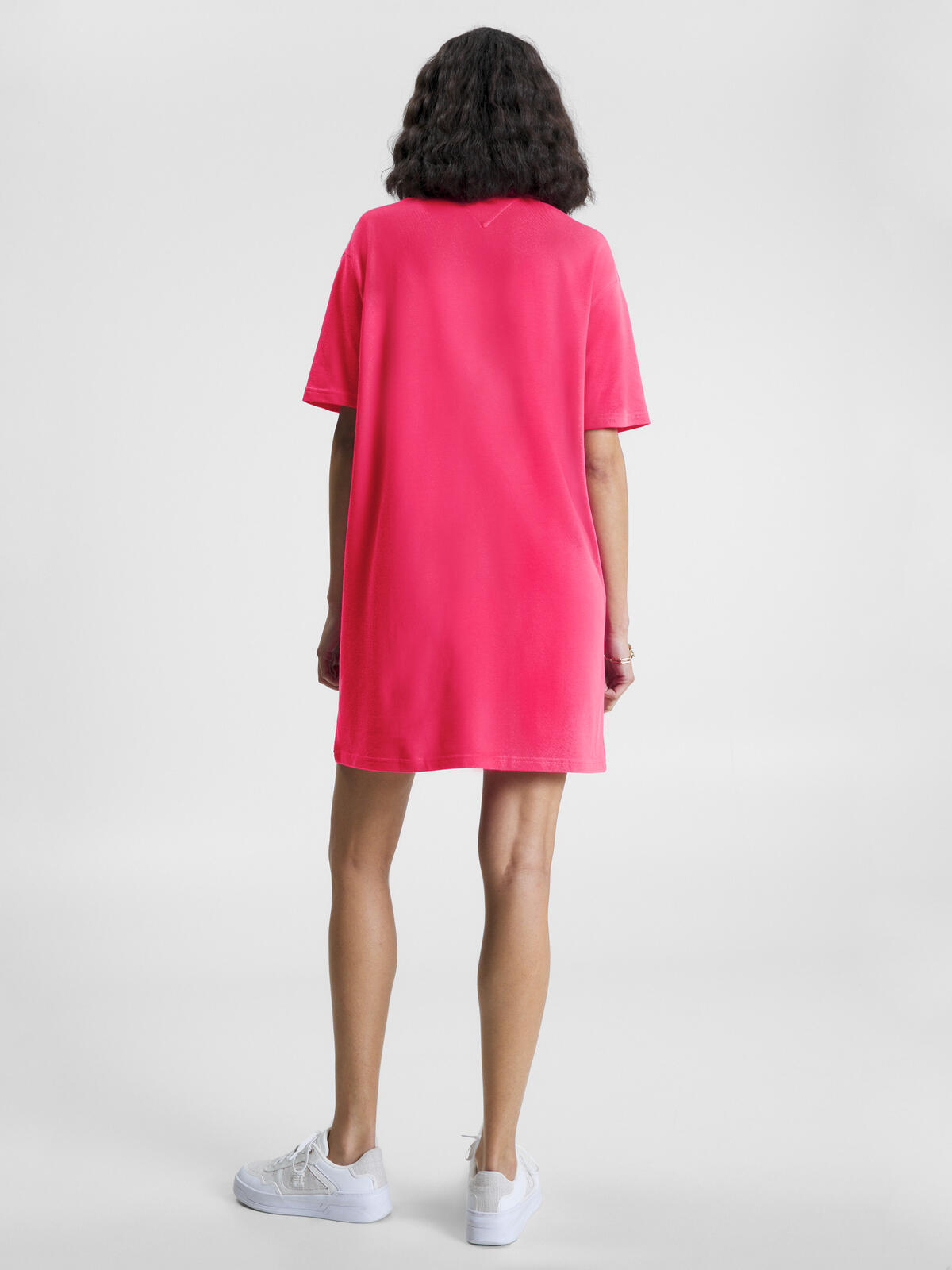 Tommy Hilfiger MDRN RLX BRIGHT HILF Kadın Pembe Elbise