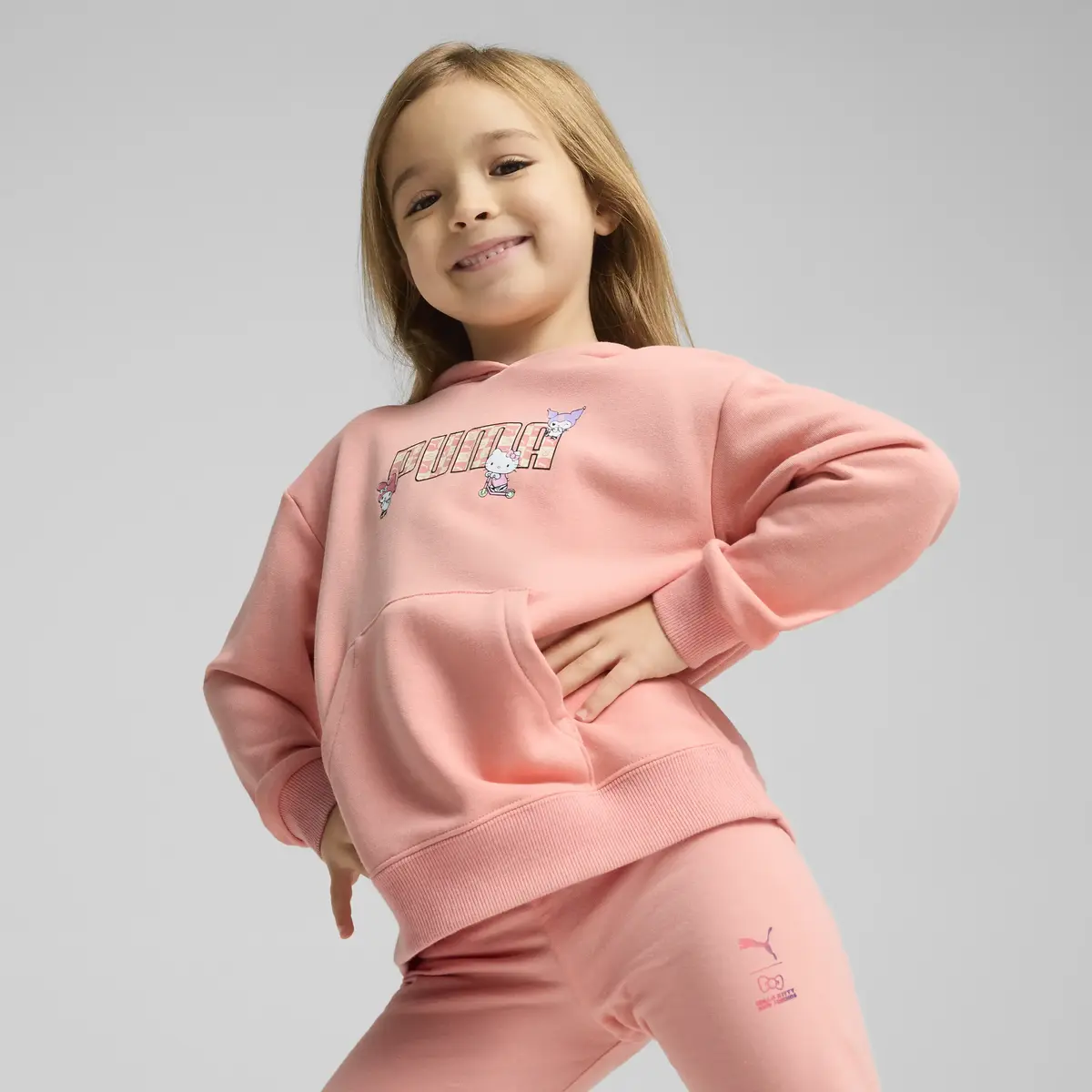 Puma X HK&FR Relaxed Hoodie Pembe Unisex Sweatshirt