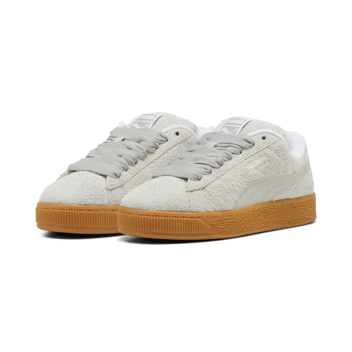 Puma Suede XL Hairy Wns Krem Kadın Spor Ayakkabı & Sneaker