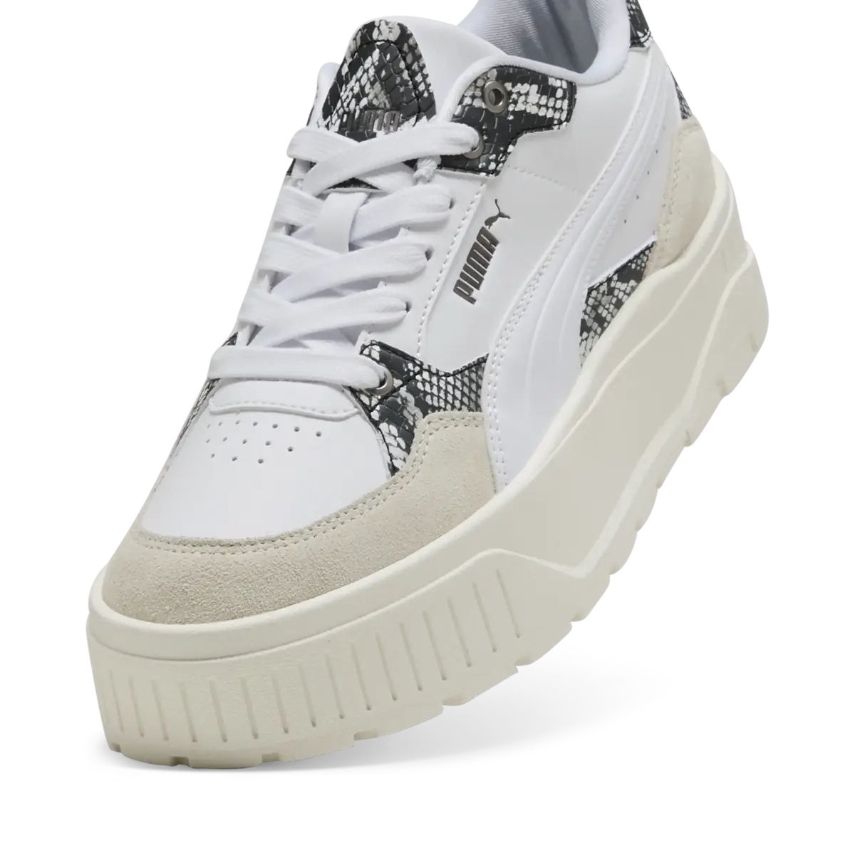 Puma Karmen II Idol Snake Chic Beyaz Kadın Spor Ayakkabı