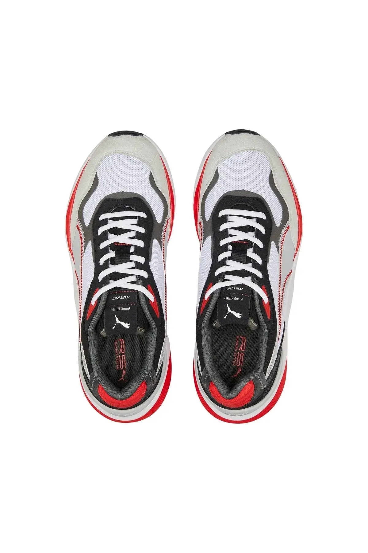 Puma Rs-Metric Beyaz-Kırmızı Kadın Günlük Spor Ayakkabı