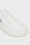Calvin Klein CHUNKY CUPSOLE RU PATCH LTH Beyaz Erkek Günlük Spor Ayakkabı