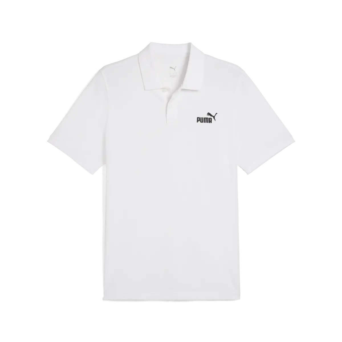 Puma ESS No. 1 Logo Pique Polo Beyaz Erkek T-Shirt & Polo