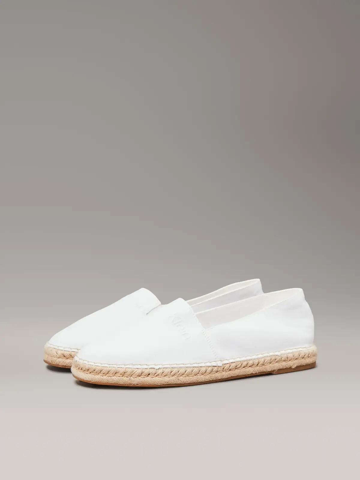 Calvin Klein ESPADRILLE CV LOGO, YBR Beyaz Erkek Ayakkabı