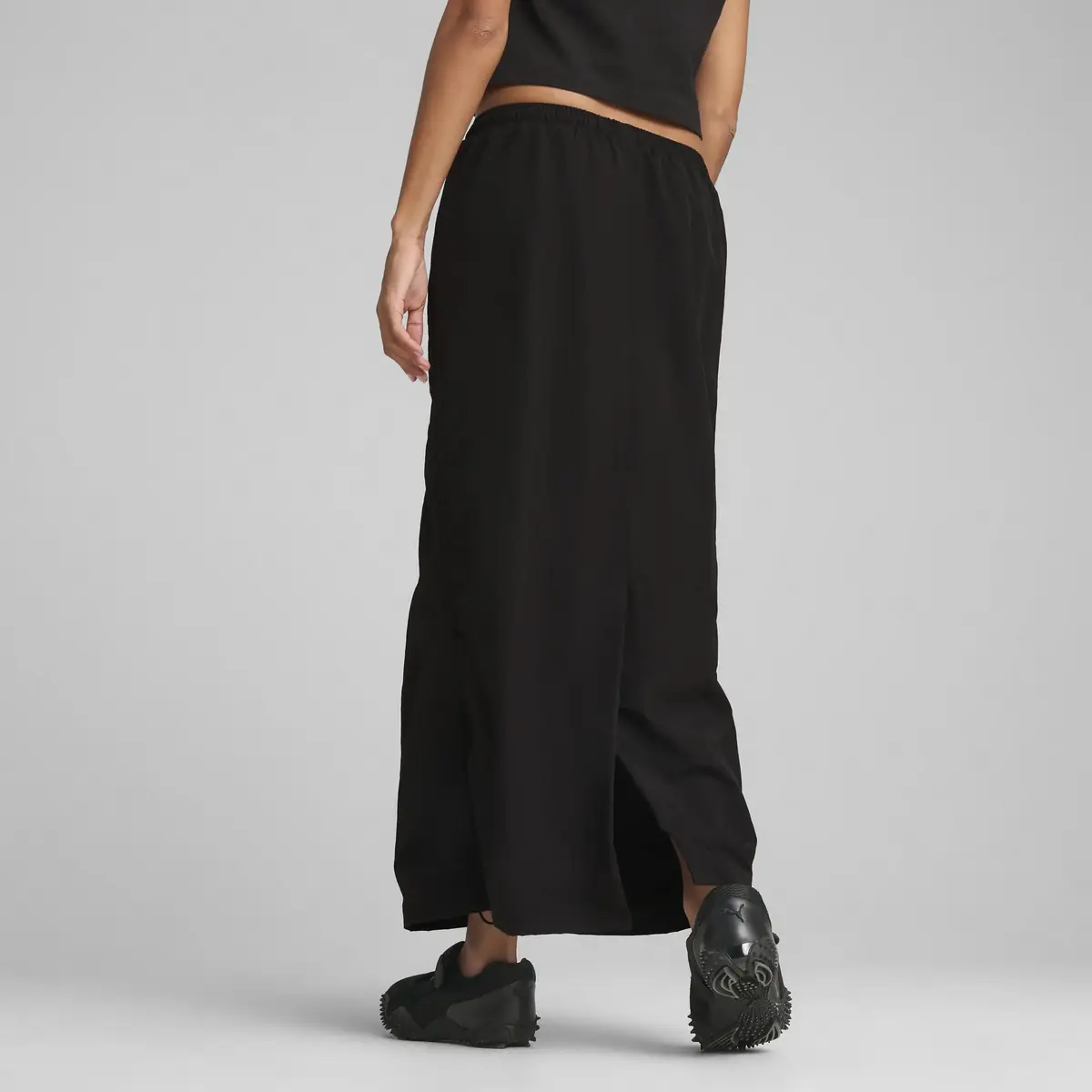 PUMA WARDROBE ESS Maxi Skirt Siyah Kadın Etek