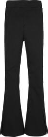 Calvin Klein RIB FLARE PANTS Kadın Siyah Geniş Paça Pantolon