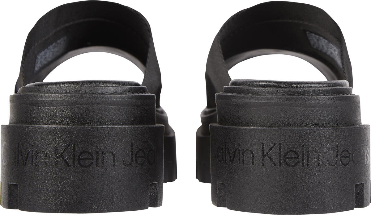 Calvin Klein TOOTHY COMBAT SANDAL Kadın Siyah Sandalet