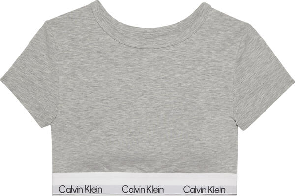 Calvin Klein T-SHIRT BRALETTE Gri Kadın Bralet