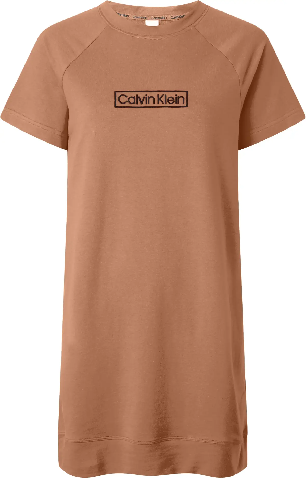 Calvin Klein S/S NIGHTSHIRT Kadın Kahverengi Elbise
