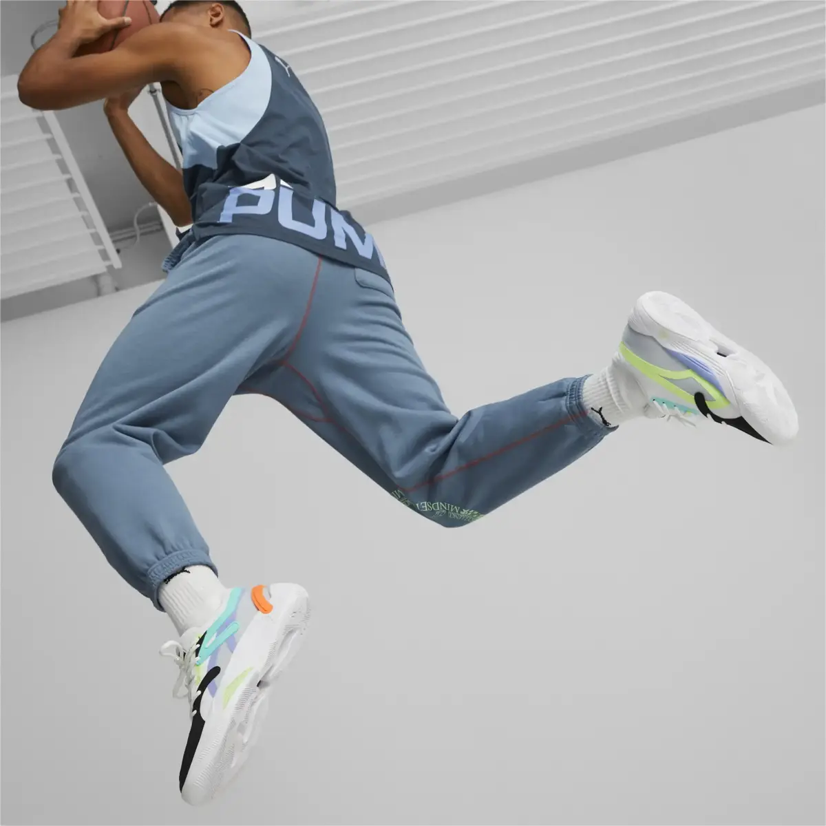 Puma TRC Blaze Court Beyaz Erkek Günlük Spor Ayakkabı