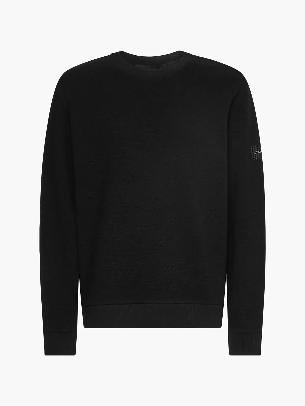 Calvin Klein SOFT STRUCTURED SWEA Erkek Siyah Sweatshirt