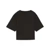 Puma WOMEN’S GRAPHIC CROPPED STUDIO TEE Siyah Kadın T-Shirt