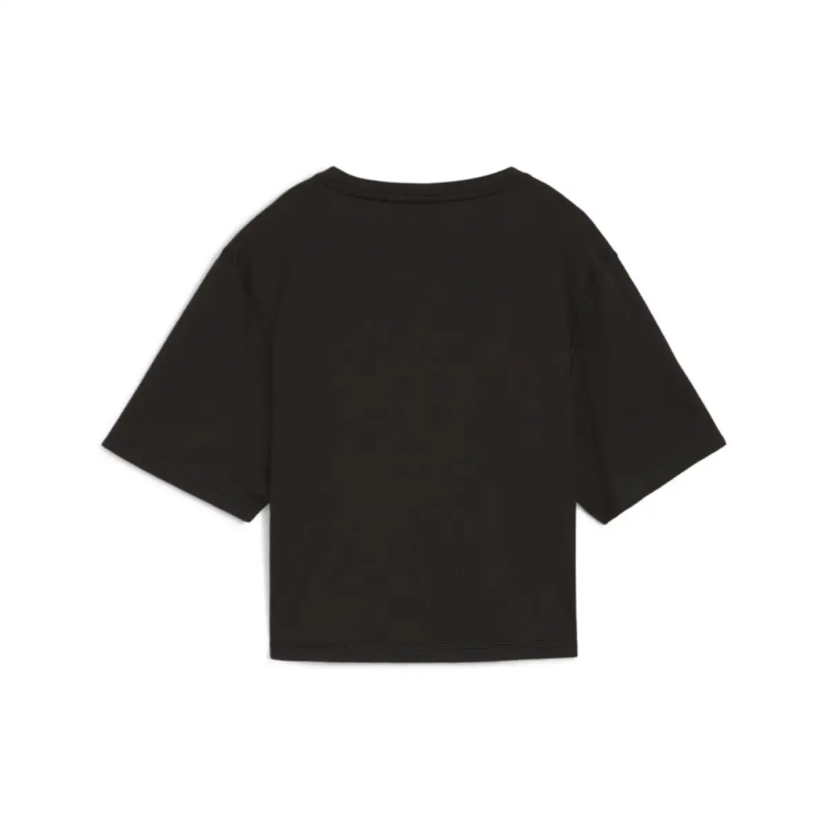 Puma WOMEN’S GRAPHIC CROPPED STUDIO TEE Siyah Kadın T-Shirt