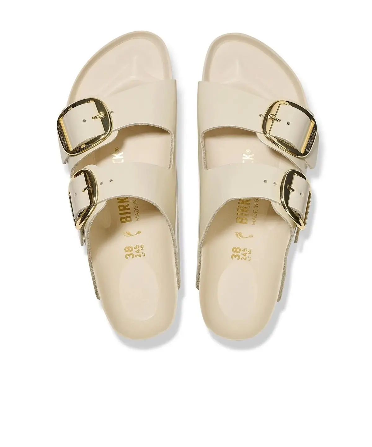Birkenstock ARIZONA BIG BUCKLE NL HIGH SHINE Bej Kadın Terlik Birkenstock ARIZONA BIG BUCKLE NL HIGH SHINE Bej Kadın Terlik
