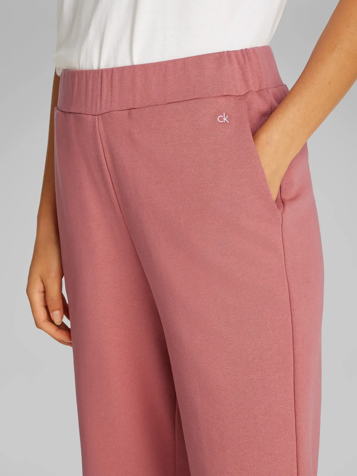 Calvin Klein CK EMB TERRY Pembe Kadın Eşofman Altı